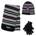 Fortnite Boys Winter Hat Snow Gloves and Scarf for Boys, Winter Hat for Boys and Teens