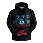 fxvjwpk Game Hoodie Polyester Sweatshirt Loose Fitting Pullover Tops Soft Cartoon Long Sleeve Hoodies for Boy Girl Black