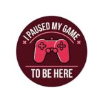 Video Game Hat Patches – Bright Patches – Printed Patch Applique – Circle