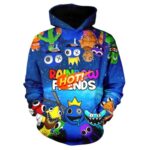 NAYIRI Novelty Game Sweatshirt 3d Printed Graphic Long Sleeve Hoodie for Party Travel Unisex -2-S