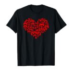 Video Gamer Valentines Day Boy Heart Controller Gift kids T-Shirt