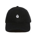 DSGN By DNA Ghost Baseball Cap Embroidered Cotton Adjustable Dad Hat Black