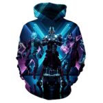 Lepmbt Unisex Game Hoodie 3d Printing Hoodies Anime Pullover Sweatshirts Creative Battle Royale Hoodie Jacket B-Large