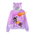 Game Hoodie For Women 3D Printed Hoodies Cartoon Hooded Pullover Unisex Sweatshirt For Daily Life, Sports, Parties B-M