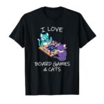 Board games and cats Board game, Board games, board gamer T-Shirt