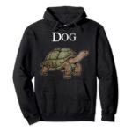 Dog Turtle Meme Funny Joke Dogs for Mens Women Pullover Hoodie