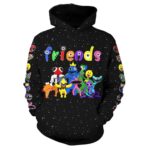 NAYIRI Novelty Game Sweatshirt 3d Printed Graphic Long Sleeve Hoodie for Party Travel Unisex -1-S