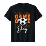 Game Day Soccer Shirt for Youth Boy Girl Soccer Mom T-Shirt