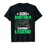 Gaming Gifts For Teenage Boys 8-12 Year Old Video Gamer Boy T-Shirt