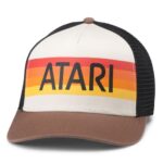 AMERICAN NEEDLE Atari Retro Video Game Sinclair Adjustable Snapback Baseball Hat (21001A-ATARI-BIBR)