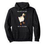 Untitled Goose Game Funny Family Gaming Pullover Hoodie