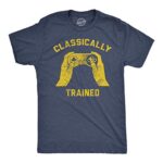 Mens Classically Trained T Shirt Funny Gaming Gift Nerd Gamer Retro Geek Tee Mens Funny T Shirts Gamer T Shirt for Men Funny Vintage T…