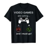 Video games are calling Phone Screen gaming controller Gamer T-Shirt