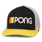 AMERICAN NEEDLE Atari Pong Retro Video Game Sinclair Adjustable Snapback Baseball Hat (21001B-ATARI-IBG)