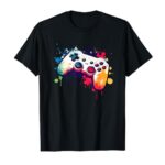Control All The Things Video Game Controller Gamer Boys Men T-Shirt