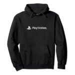 PlayStation Classic White Gaming Logo, Start Gaming Today Pullover Hoodie