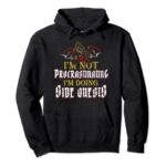 Not Procrastinating Side Quests Funny RPG Gamer Dragons Pullover Hoodie
