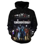 JIBELL Game Hoodies Novelty 3D Pullover Sweatshirts with Pocket Fashion Hoodies 1-l