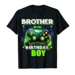 Brother of the Birthday Boy Matching Family Video Game Party T-Shirt