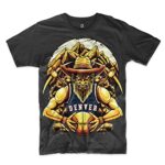 Game Garment Basketball Team Fan Sports Short Sleeve Crewneck Graphic Tees Mens T Shirts – Denver 2XL Blk