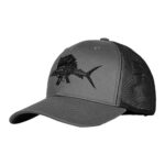 S A Cooling Mesh Snapback Hat | Quick Dry, Water-Resistant with Inside Sweatband | Unisex | by Co. | Grey & Black