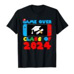 Game Over Class of 2024 Senior Video Games Graduation Gamer T-Shirt