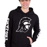 Ultra Game Men’s Standard Primo Two Hood Pullover Hoodie, Black