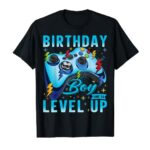 Birthday Boy Time to Level Up Video Game Birthday Gamer Boys T-Shirt