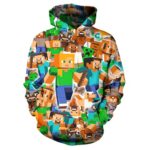 Gfmd Unisex Game Hoodie 3d Print Fashion Pullover Sweatshirt Boys Cartoon Hoodies With Pocket BLACK5-Medium