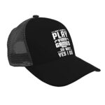 I Don T Always Play Video Games Oh Wait Yes I Do Baseball Cap for Women Mens Mesh-Back Cap Golf Hat Dad Caps Trucker Hats…