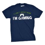 Mens I Cant Adult Im Gaming Funny Video Game T shirt Sarcastic Cool Gamer Shirt Mens Funny T Shirts Funny Gamer T Shirt Novelty Tees…