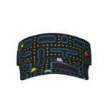 GYLILI Retro Video Game Pattern Sport Sun Visor Hat Adjustable Summer Outdoor Travel Beach Ball Cap Empty Top Baseball Cap for Men Women