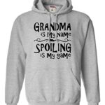 Go All Out 3X-Large Oxford Mens Grandma Is My Name Spoiling Is My Game Sweatshirt Hoodie
