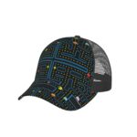 ZCJNYDFO Retro Video Game Pattern Baseball Cap for Men Women Trucker Mesh Back Adjustable Dad Hat Outdoor Sports Running Headwear Summer hat