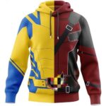Miasewi 2024 new movie Hoodie cosplay Costume yellow red black Long sleeved Sweatshirt daily Adults men and women Halloween (yellow 1, L)