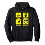 Eat Sleep Tame Repeat Ark Hoodie Pullover Hoodie