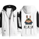 Zenless Zone Zero Anime Thin Zippered Hoodie Spring And Autumn Winter Casual Sportswear Game Clothing