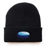 BTC Video Game Among Us Impostor Fashion Trend Classic Winter Warm Knit Hat Beanie Cap for Children Adults Adolescents Cap (Visor, Black)