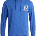 Pac-Man Men’s Sweatshirt – Vintage Retro Arcade Video Game Hoodie Sweatshirt – Mens Novelty Fleece Pullover Sweatshirt (S-XL), Size Medium, Blue Wash
