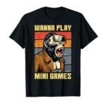 Wanna Play Mini Games Gorilla Monke Tag Gorilla VR Gamer T-Shirt