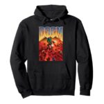 Ripple Junction x DOOM 1993 Video Game Cover Art Pullover Hoodie