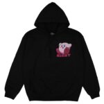 Seven Times Six Nintendo Men’s Kirby Pink Puff Repeat Gamer Adult Pullover Hoodie (Small)