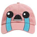 Maestro Media: The Binding of Isaac: Classic Isaac Hat – Pink – Adjustable Back Cap, Video Game Merchandise, Officially Licensed