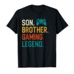 Gaming Gifts For Teenage Boys 8-12 Year Old Christmas Gamer T-Shirt