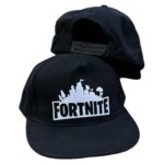 Generic Gaming Black Flat Bill with Snap Closure