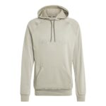 adidas Men’s Game and Go Big Logo Training Hoodie, Silver Pebble