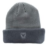 Toynk Gears 5 Del Walker Embroidered Beanie | Official Video Game Themed Collectible Winter Hat | Grey & Blue Hat Perfect for Cosplay & Collections