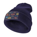 Knitted Hat Beanie Outdoor Game Video Gaming Pattern Printed Warm Hats Winter Warm Hat Hat Casual