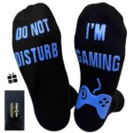 ZXGXLAW Do Not Disturb I’m Gaming Socks,Birthday Gifts For Men Boy Dad Teen Boys Gamer Fathers Day Christmas