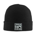 famliihw Video Game Controller Embroidery Beanie Hat Winter Warm Knit Cuffed Skull Cap for Women Men